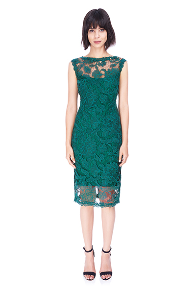 Peony Embroidered Dress