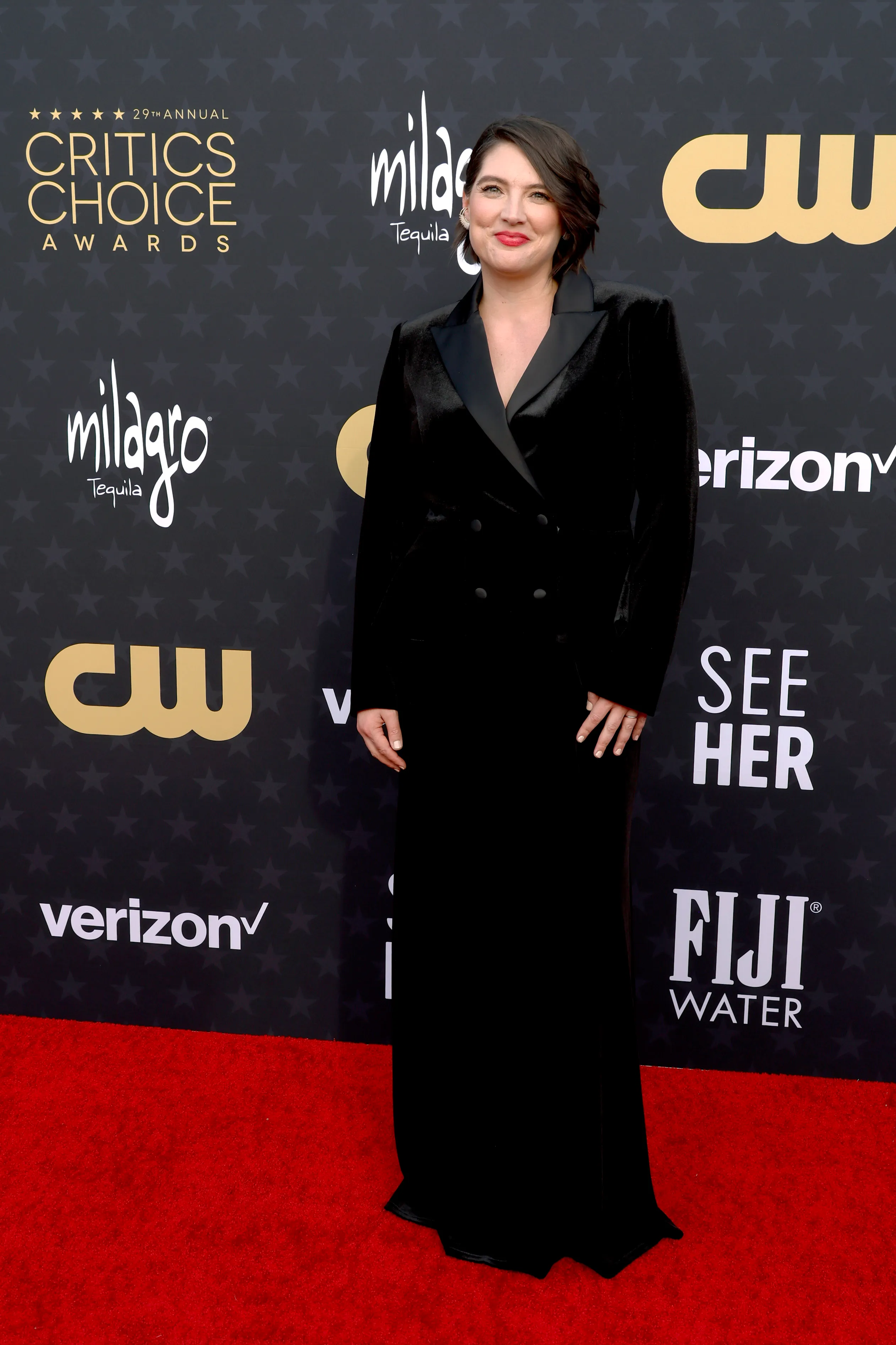 Taylor Jenkins Reid Wears Tadashi Shoji